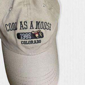 Cool as a Moose Colorado Khaki Baseball Cap
